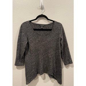 EILEEN FISHER Asymmetrical Grey Sweater